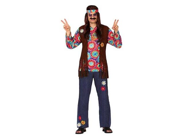 Costume da hippie da adulto taglia 52-54 For Discount