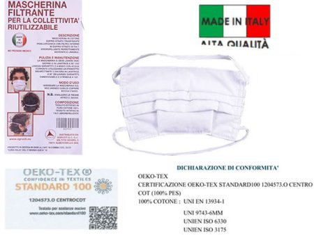 Mascherina cotone + tnt colori ass. $ Online Hot Sale