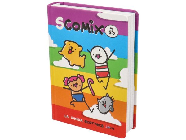 Comix agenda scottecs by sio 16 mesi medium formato 12x16,5cm con 512 pagine a colori For Discount