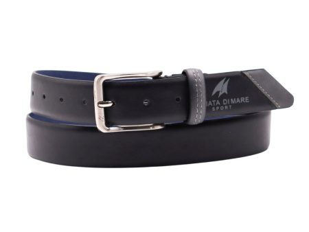 Cintura uomo in pelle armata di mare nero Supply