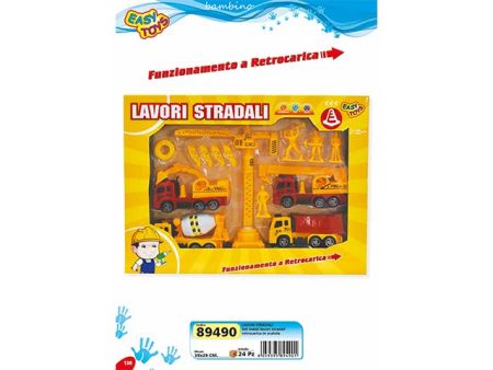 Set lavori stradali con mezzi a retrocarica on Sale