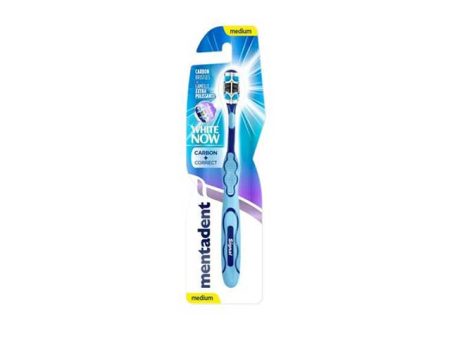 Mentadent spazzolino white now carbon correct Discount