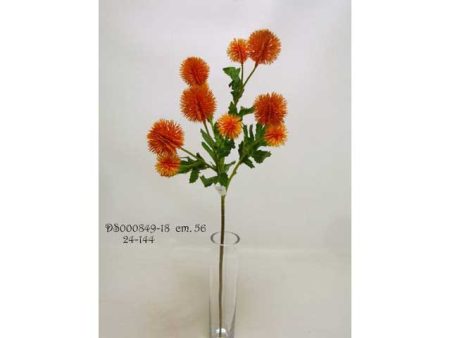 Pompom 56cm arancio ds000849 Supply