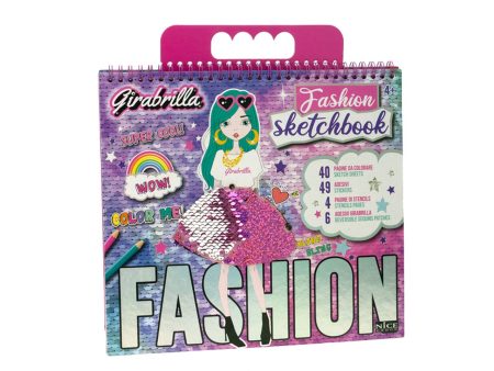 Girabrilla fashion sketch book - libro da disegno Online now