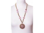 Collana metallo plas. rosa 1510333 $ on Sale