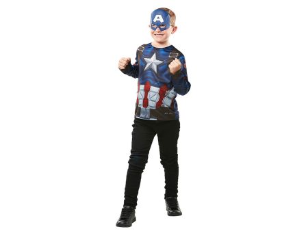 Rubies captain america top e maschera Cheap