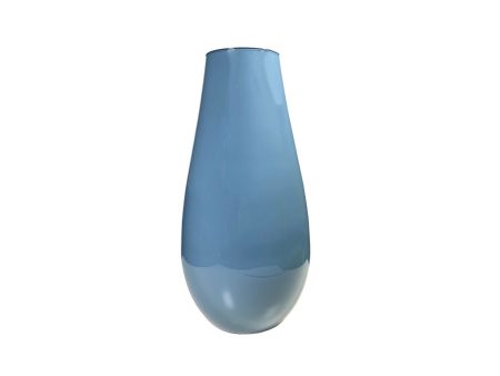 Vaso stone h26cm colore blu balena linea basic Online Hot Sale