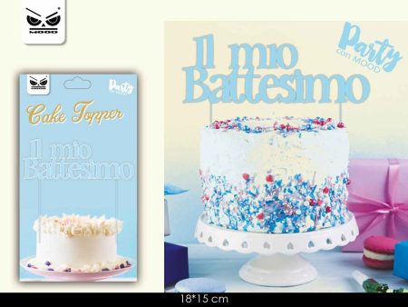 Cake topper il mio battesimo st6059 Discount