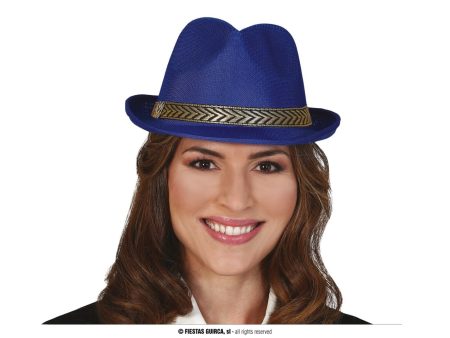 Cappello da gangster blu Sale