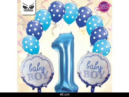 Palloncino 1 compleanno 13 pezziboy st4660 Cheap