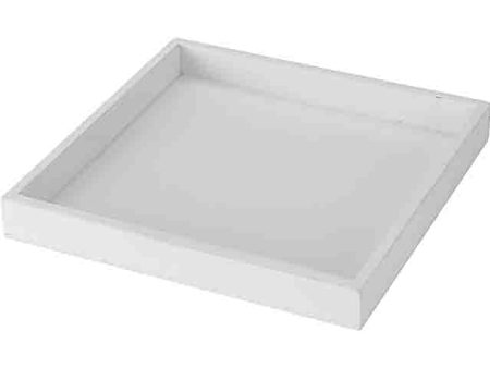 Vassoio in legno 30x30cm bianco Online Hot Sale