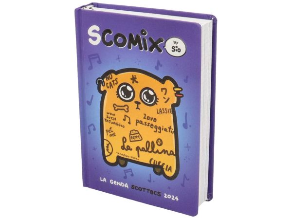 Comix agenda scottecs by sio 16 mesi medium formato 12x16,5cm con 512 pagine a colori For Discount