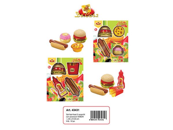 Playset fast food c acc.20x24cm 43431 Online