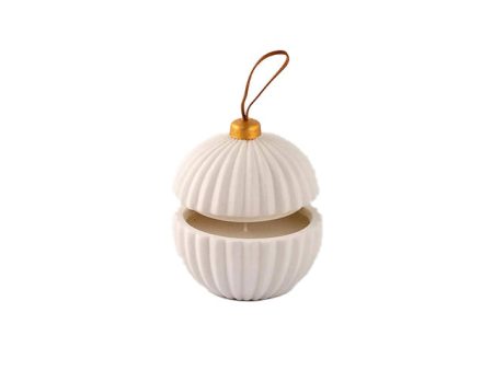 Sfera porcellana 10cm con candela 130091 For Cheap