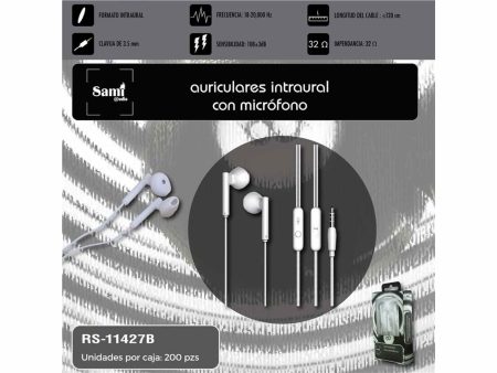 Auriculares sami bianco rs-11427b Online Sale