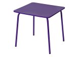 Tavolo metallo 48x48x46cm viola 5215260 on Sale