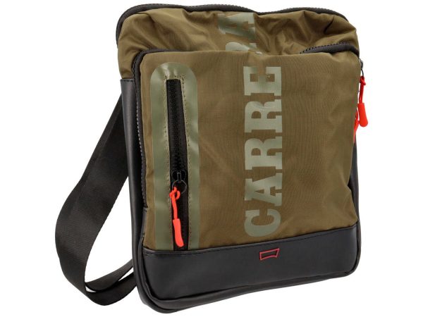 Borsa da uomo b-tech collection tracolla tablet colore verde militare composizione: 100% pelle sintetica For Sale