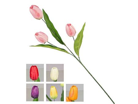 Tulipano 3fiori 66cm nic 55467 Supply