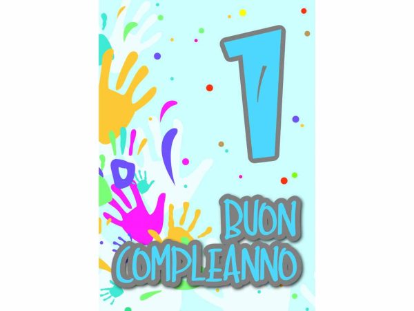 Biglietto auguri 1 compleanno Online