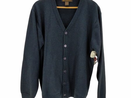 ハリトン HARRITON V-Neck Acrylic Cardigan メンズ JPN：M Hot on Sale