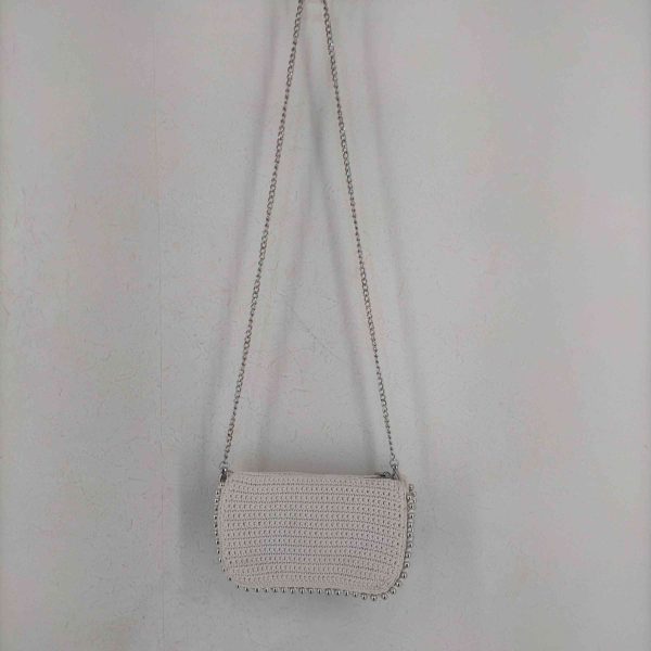 ザラ ZARA STUDDED MACRAME WALLET CROSSBODY BAG レディース Hot on Sale