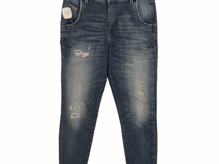 ディーゼル DIESEL FAYZA-EVO ダメージデニムパンツ レディース  W25-L32 Discount