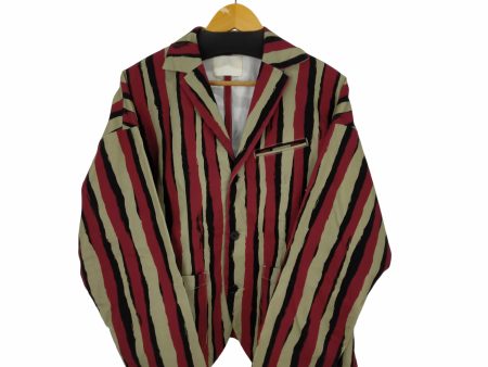 ネオンサイン NEON SIGN 16AW ANARCHY JACKET STRIPE ストライプテーラードジャケット メンズ  3 3 Supply