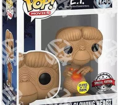 E.T. with glowing heart Glows in the dark Special Edition 9cm Cheap