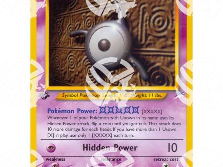 Neo Destiny - Unown X - 30 105 For Sale