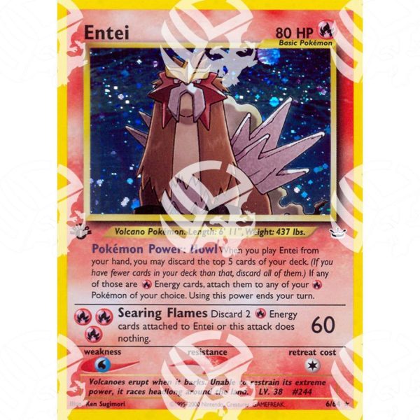 Neo Revelation - Entei - Holo Rare 6 64 Hot on Sale